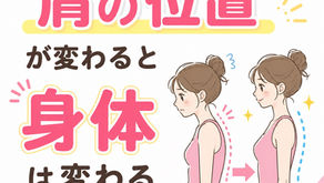 【いわき市 姿勢改善】💡肩の位置が変わると身体は変わる