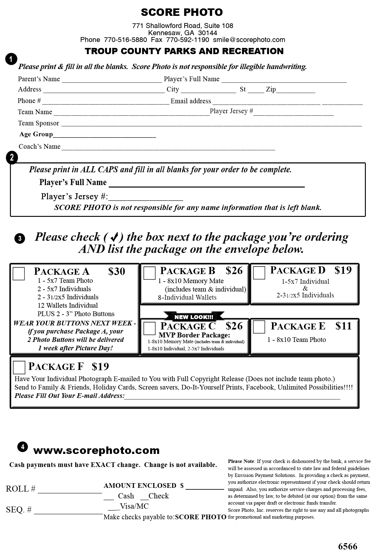 Picture Day Forms My Site