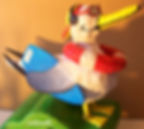 Mascotte en carton et papier mâché