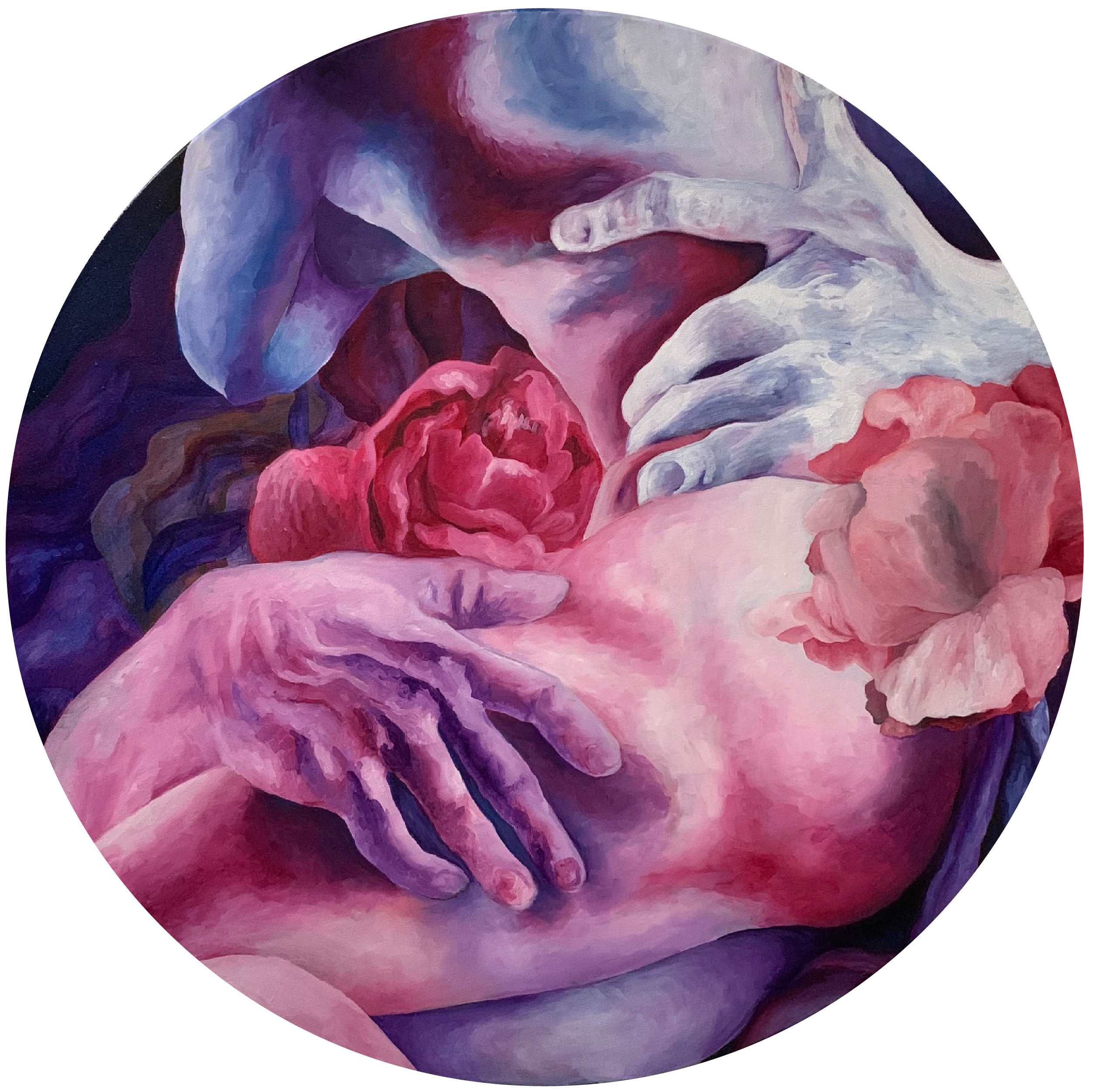 8"x8" Limited Edition Print of Original Oil Painting Persephone, by Hannah Keats