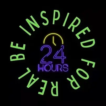 BeInspiredForReal-24 Hours graphic