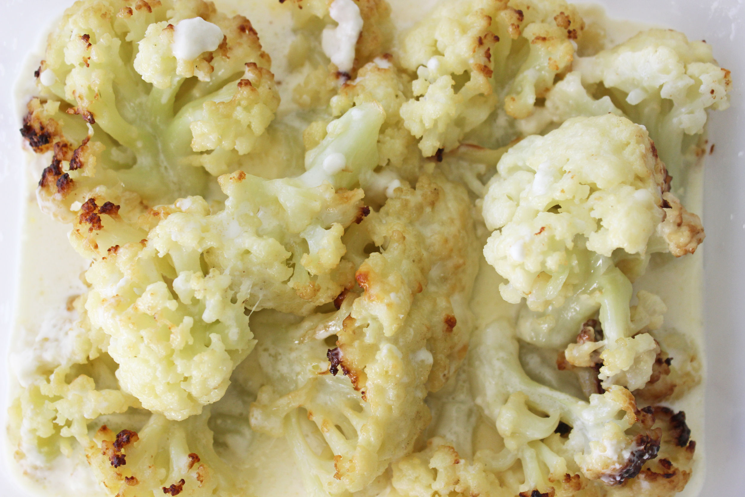 קיטו - כרובית ברוטב גבינות