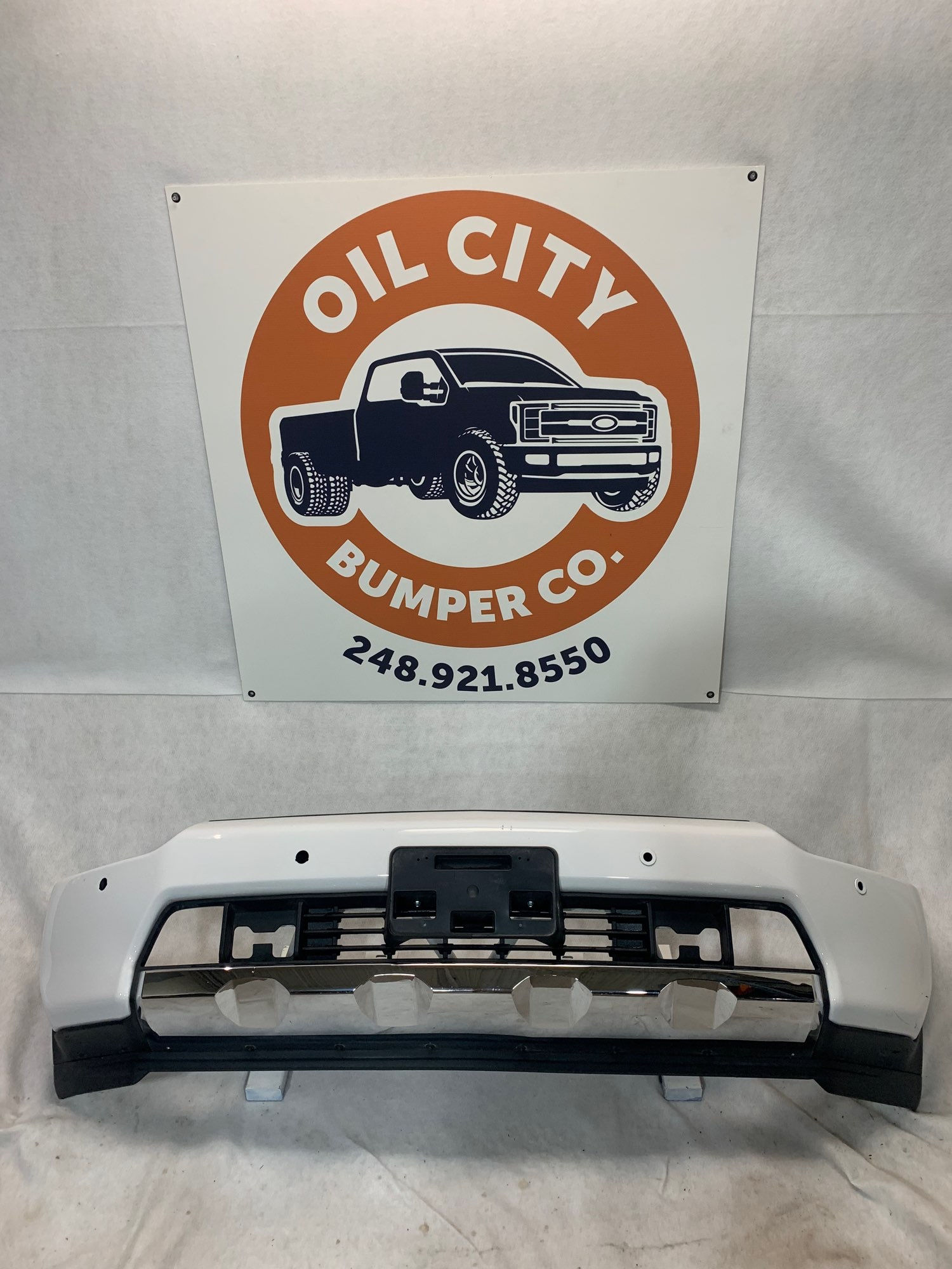 2020-23 Chevy Silverado White 2500hd 3500hd high country front bumper 