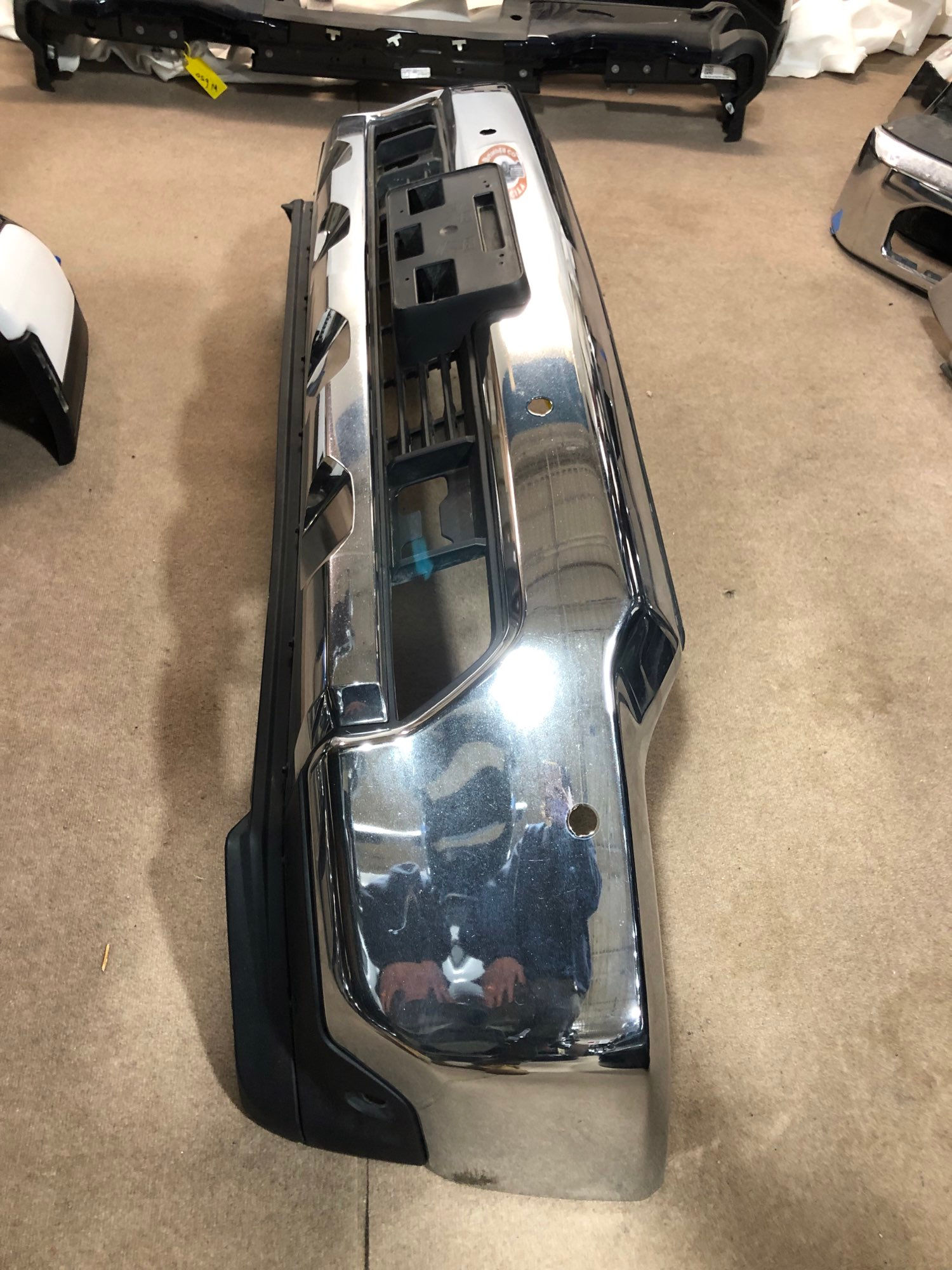Chrome OEM 2020-2023 Chevy Silverado 2500hd 3500hd front bumper w sensor