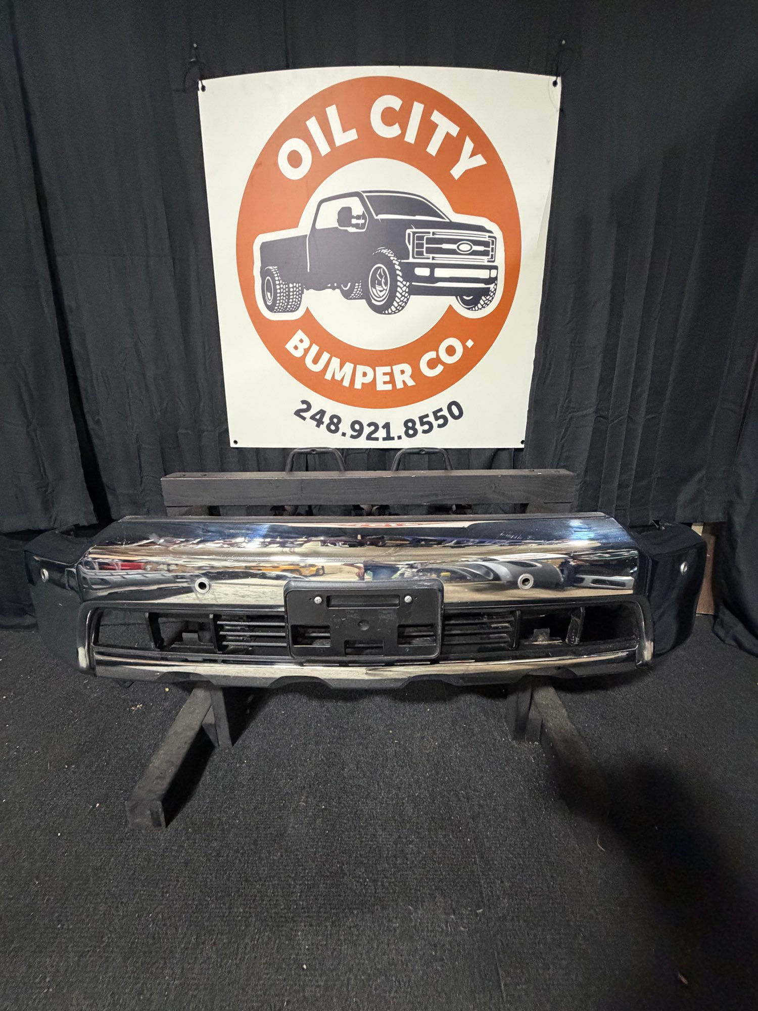 2020 2021 2022 2023 Chrome front bumper Chevy Silverado 2500hd 3500hd w sensor