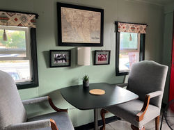 Caboose indoor seating