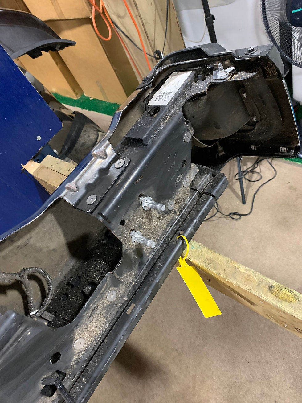 Thumbnail: 23 24 25 26 Ford F250 F350 F450 rear bumper OEM chrome no sensor