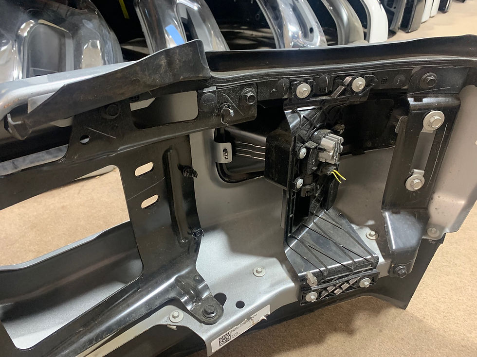 Thumbnail: Iconic silver 2023 2024 Ford super duty front bumper assembly