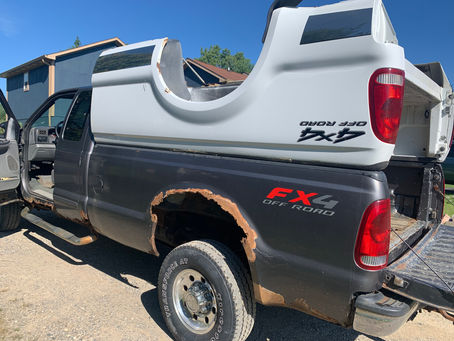 WHERE DO FORD F250 F350 TRUCK BEDS NORMALLY RUST?