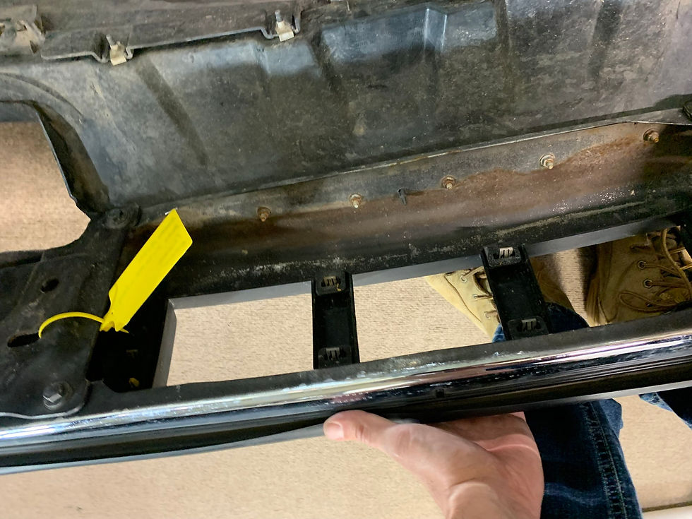 Thumbnail: 2018 2019 2020 Ford f150 chrome front bumper assembly OEM