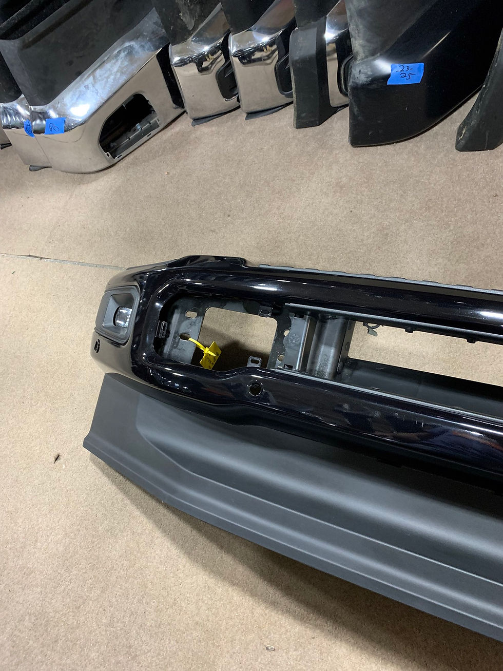 Thumbnail: Agate Black 2023-2026 Ford Super Duty F250 f350 bumper w sensor /adaptive cruise