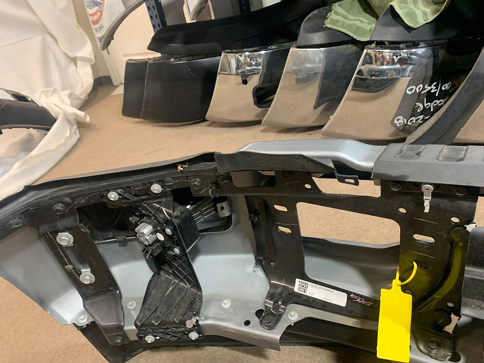 Thumbnail: Iconic silver 2023 2024 Ford super duty front bumper assembly