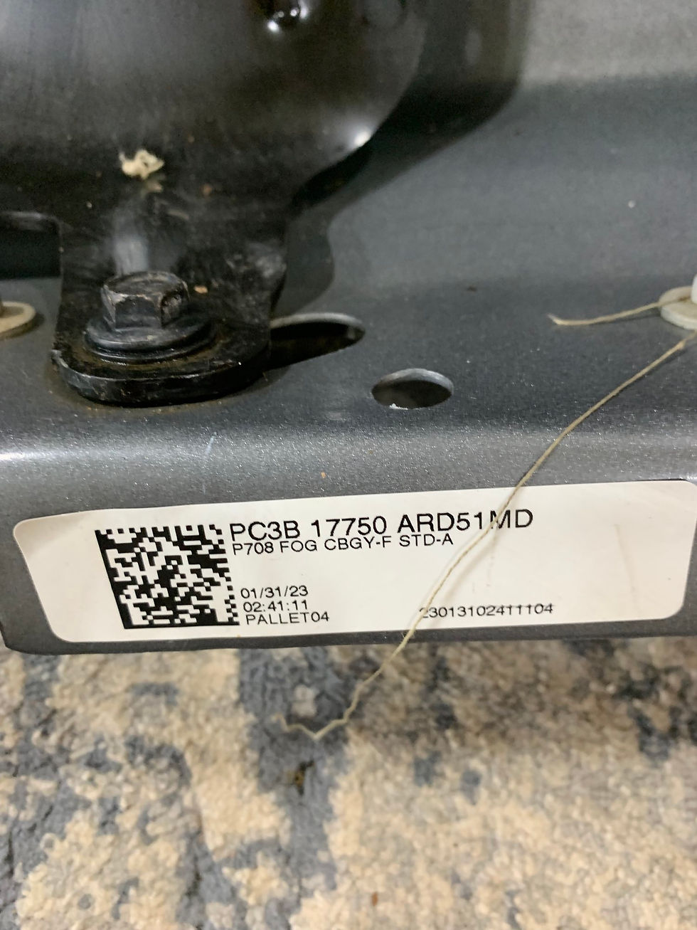 Thumbnail: Carbonized gray 2023 2024 2025 Ford f250 f350 front assembly with sensor holes