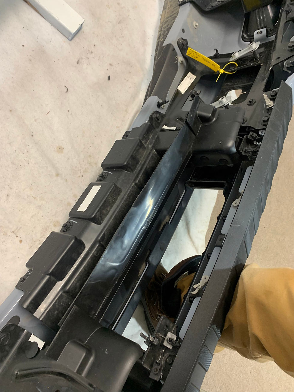 Thumbnail: Ford F250 F350 Glacier Gray 2023 2024 2025 Front OEM Bumper platinum limited