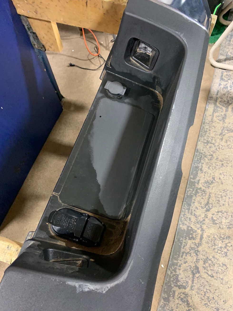 Thumbnail: 23 24 25 26 Ford F250 F350 F450 rear bumper OEM chrome no sensor