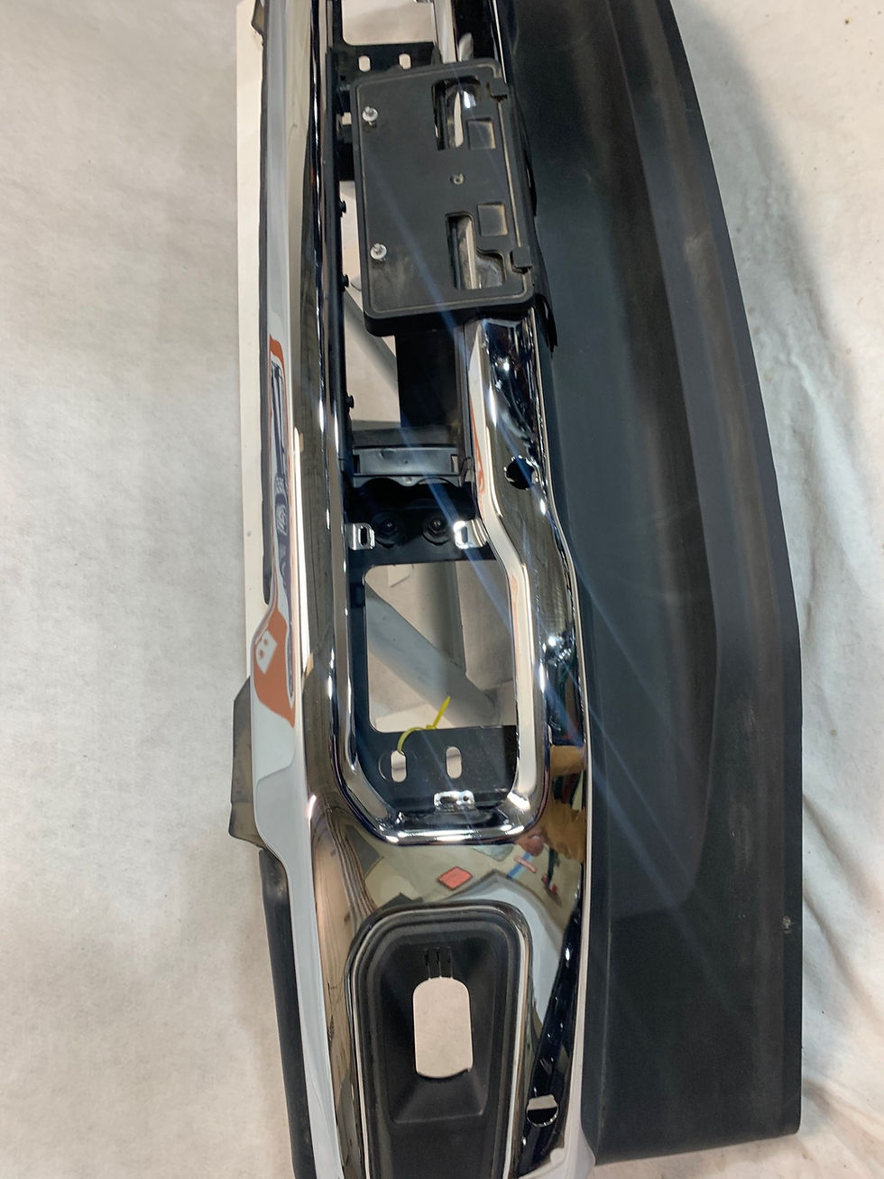 Thumbnail: 23 34 25 Ford f250 f350 super duty front bumper chrome with sensor and fog hole