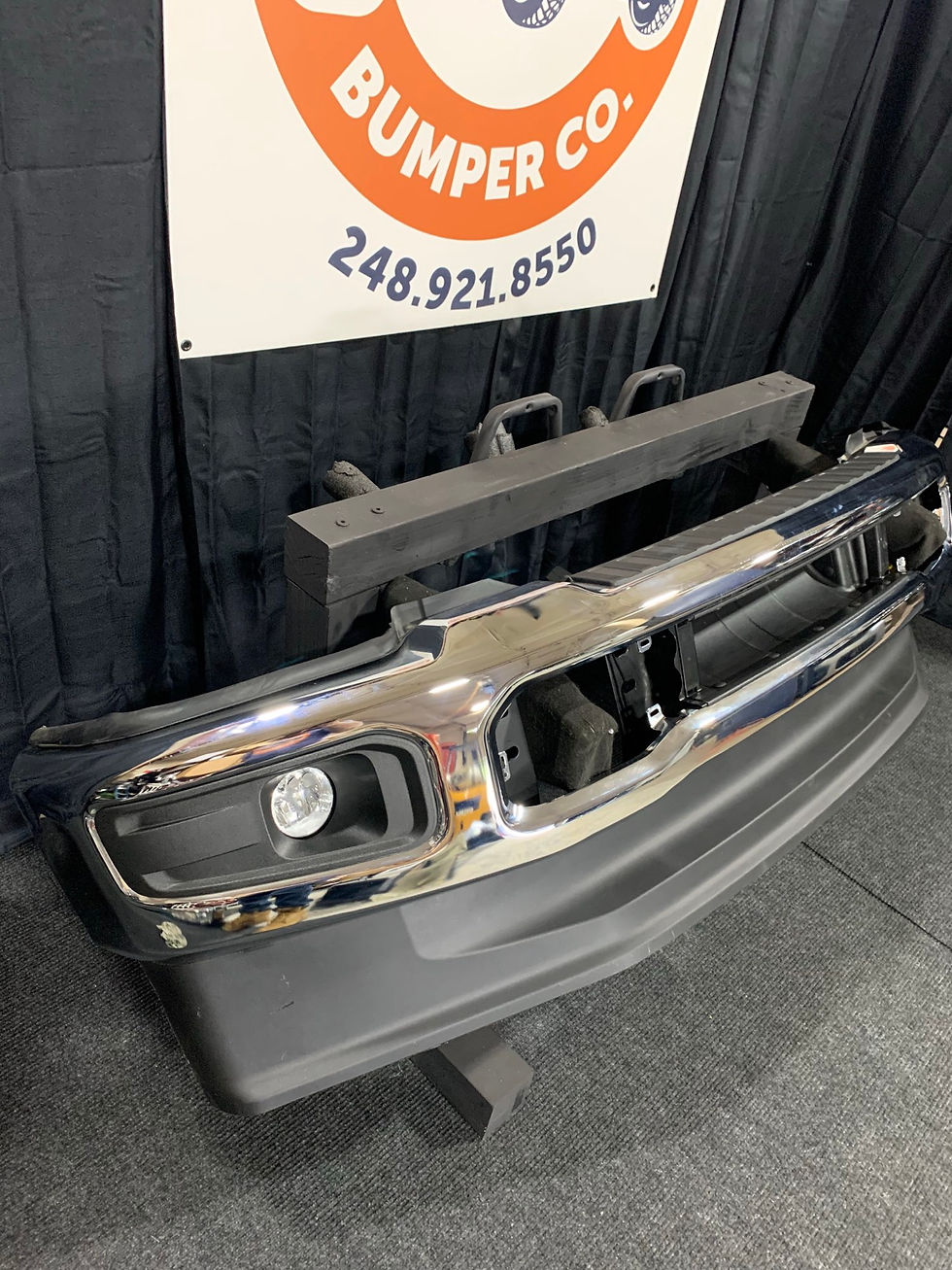 Thumbnail: 2023 to 2027 Chrome Ford f250 f350 front bumper fog no sensor