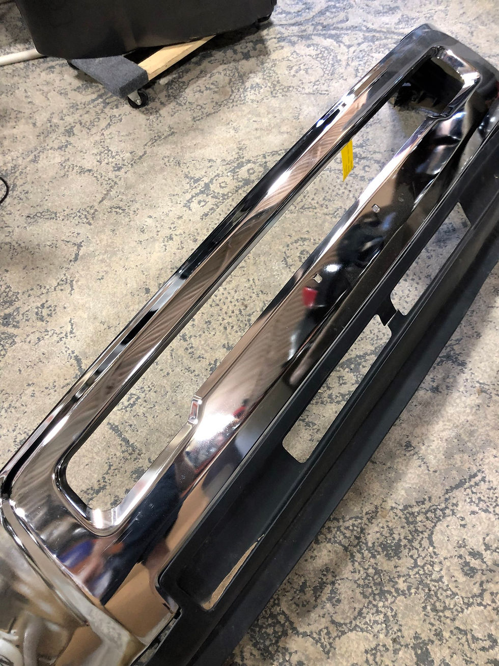 Thumbnail: 2010-2018 Ram HD chrome no fog front bumper