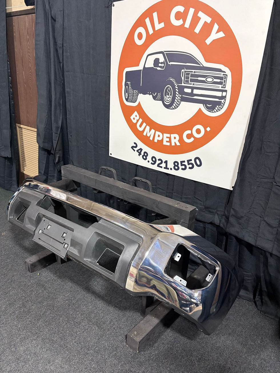 Thumbnail: 2015 to 2019 GMC Sierra 2500hd 3500hd front bumper OEM chrome no sensor