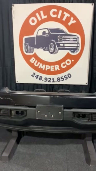 Thumbnail: Chevy Silverado 1500 front bumper 2019-2022 flat black OEM