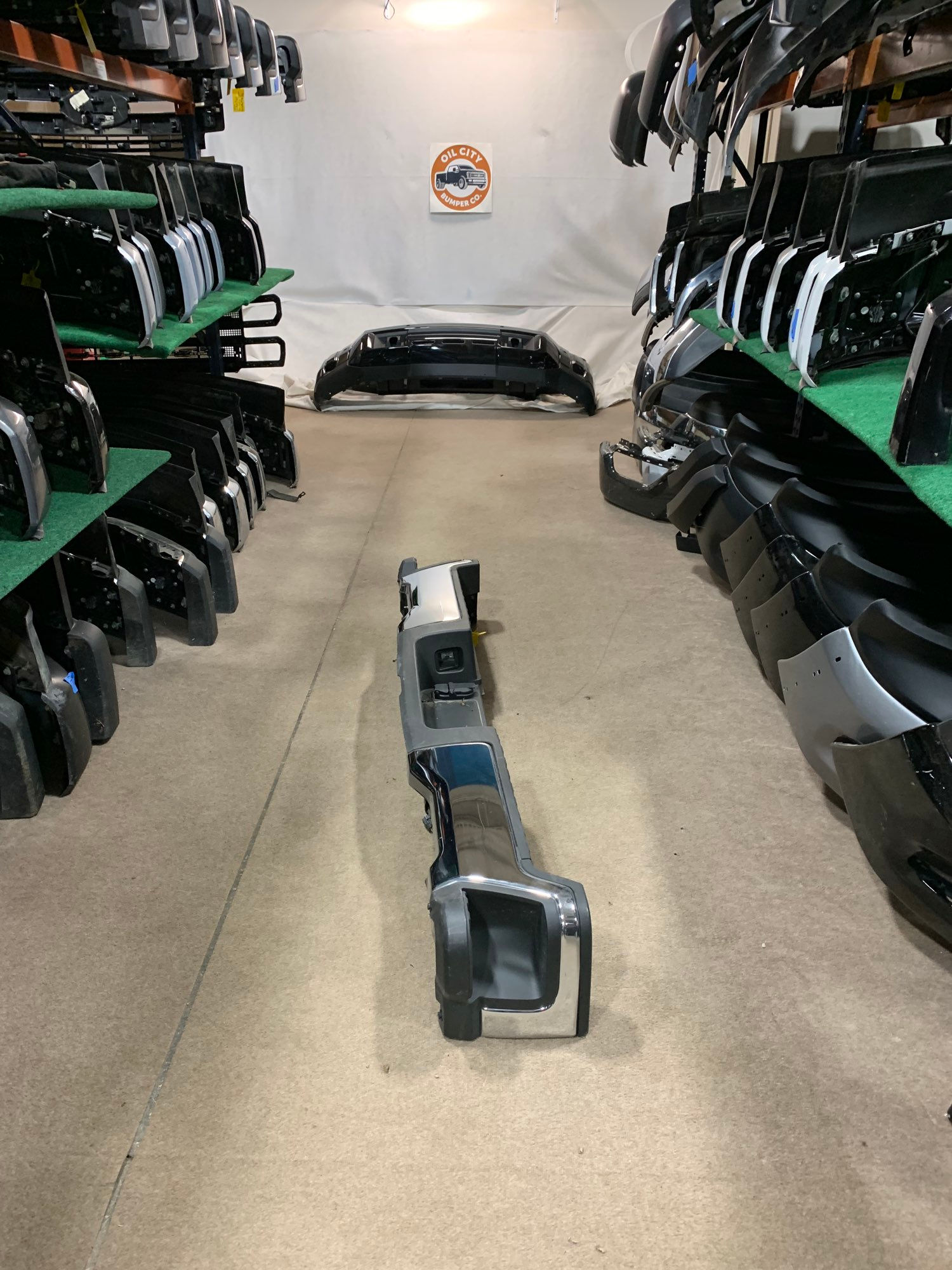 OEM Chrome No Sensor rear 2023-26 Ford super duty f250 f350 f450