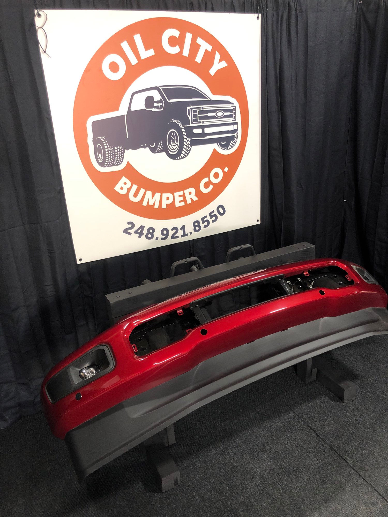 Ruby Red 2023 to 2027 Ford f250 f350 front bumper New OEM