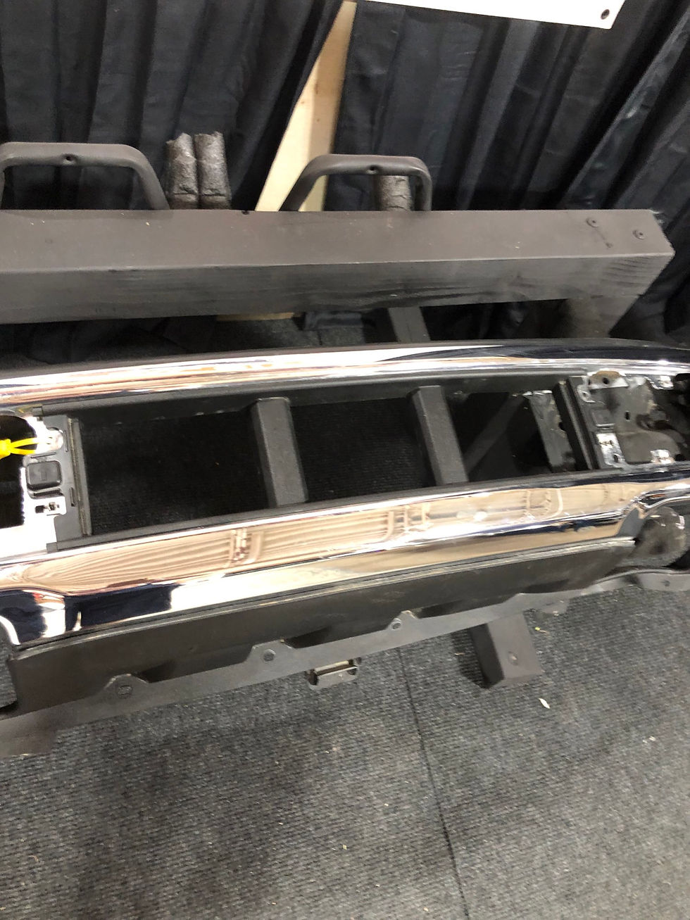 Thumbnail: 2018 2019 2020 Ford F150 front bumper chrome w fog lights OEM