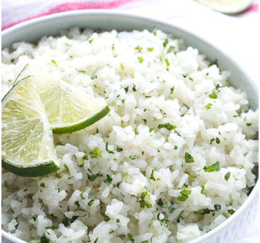 Cilantro Coconut Lime Rice