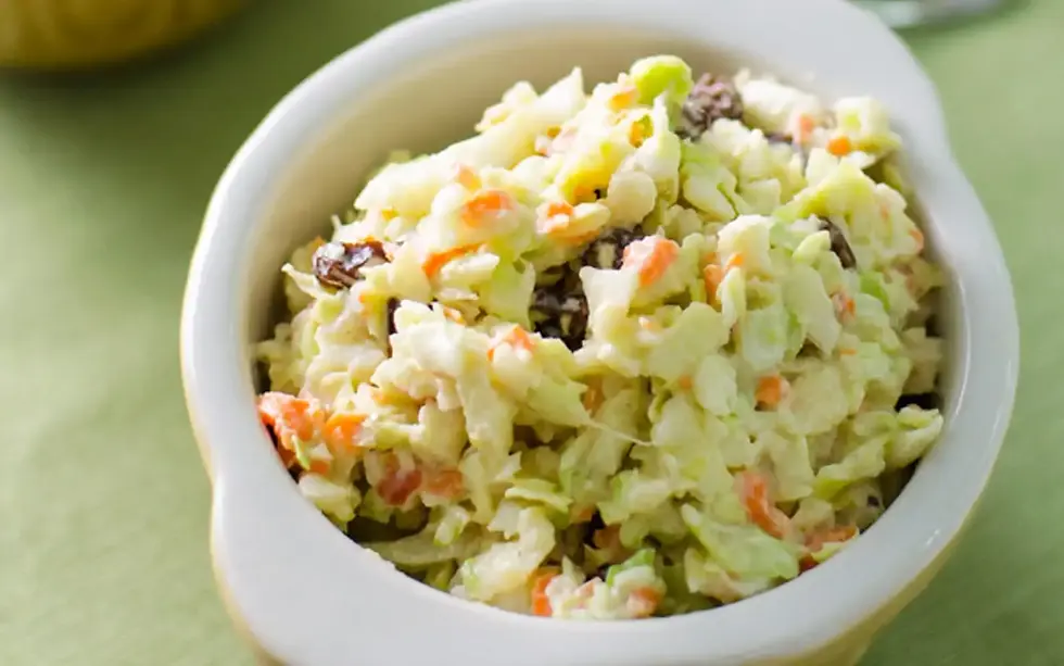 Vegan Coleslaw with Avocado, Mayo, Cashew, & Sour Cream