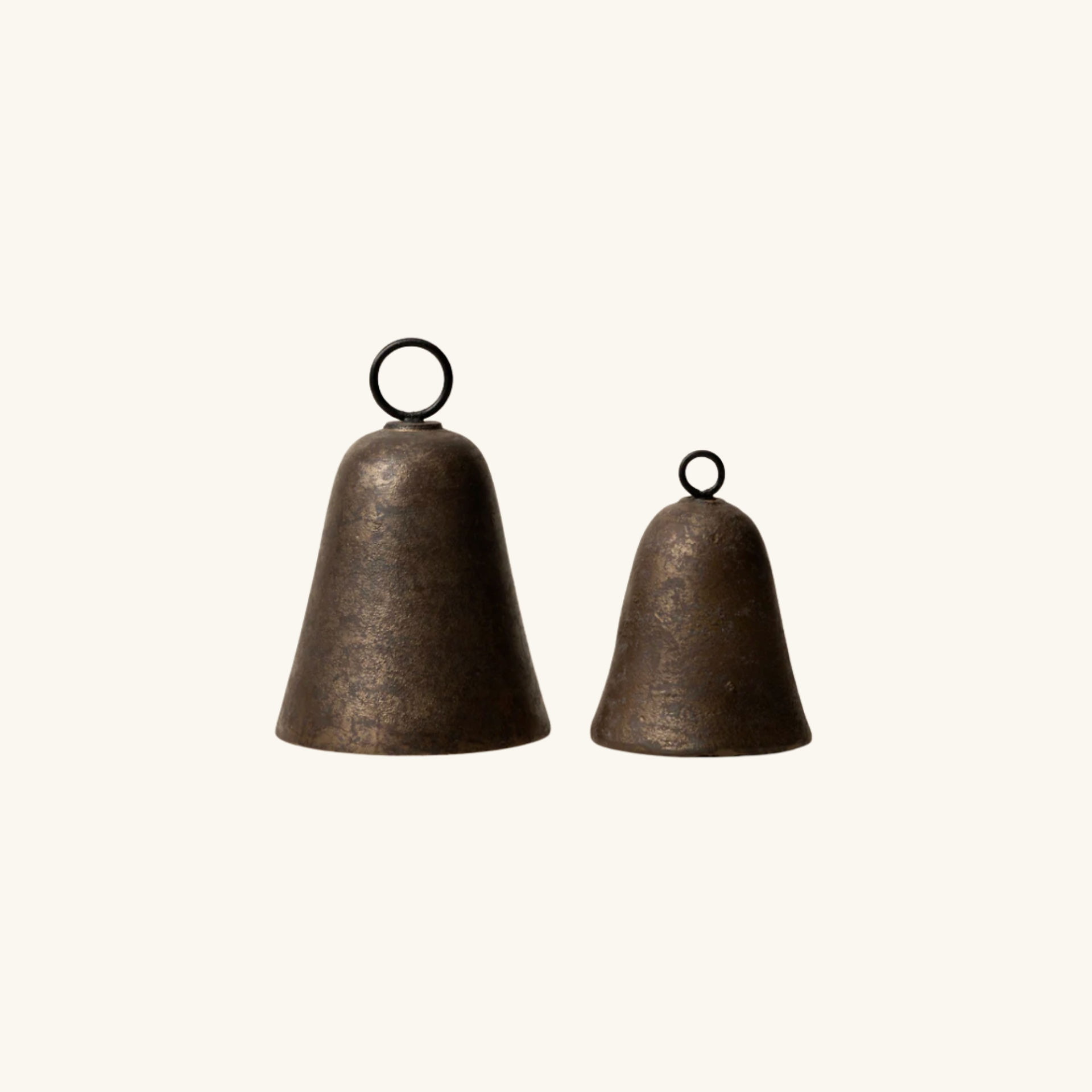 pair of bells for holiday decoration