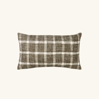 fall plaid pillow