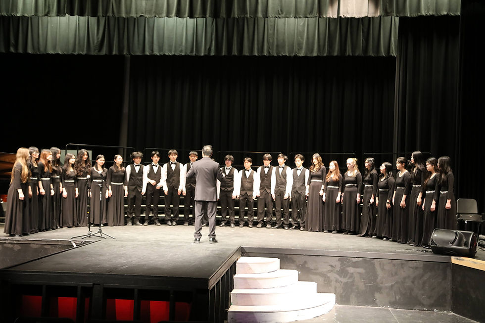 Chamber choir with St Pats chamber choir
