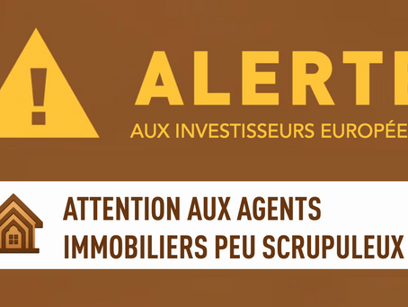 Alerte Taghazout Immoplage, atteinte aux droits de marque