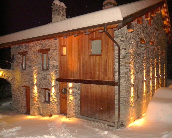 All lit up