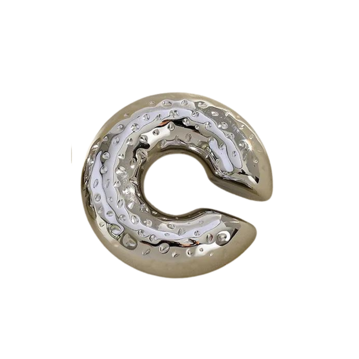 EAR CUFF MARTILLADO PLATE