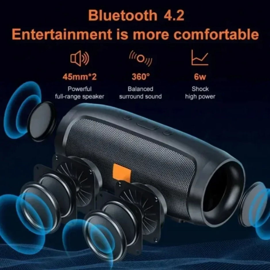 Thumbnail: Xikcu portátil duplo bluetooth alto-falante estéreo ao ar livre