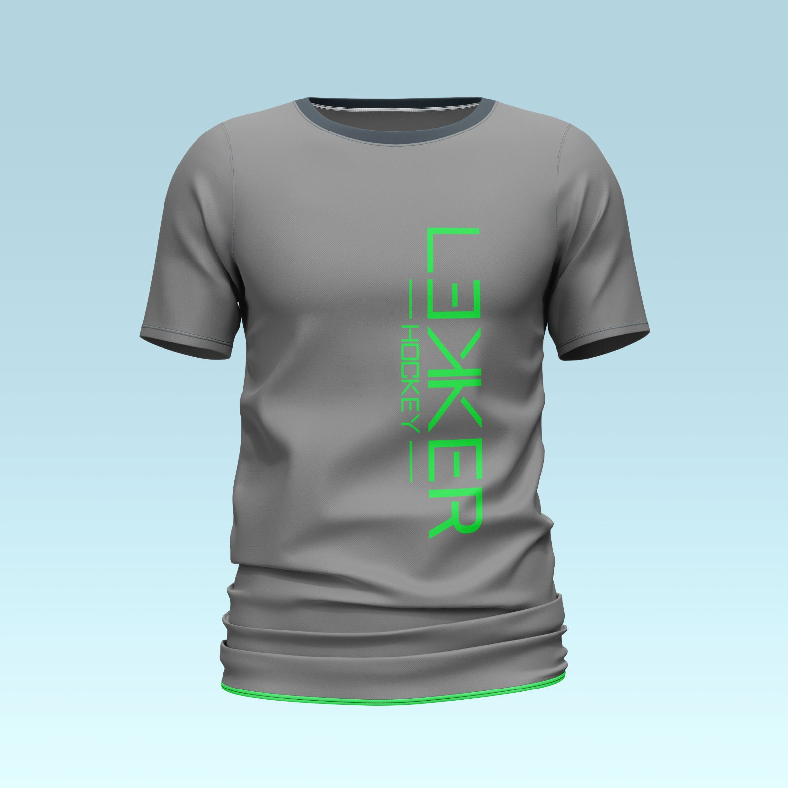 Lekker T-Shirt (Grey/Green, Grey/Blue, Grey/Pink)
