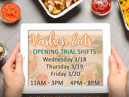 Vashon Eats Trial | Launches Wednesday March 18th 2020!