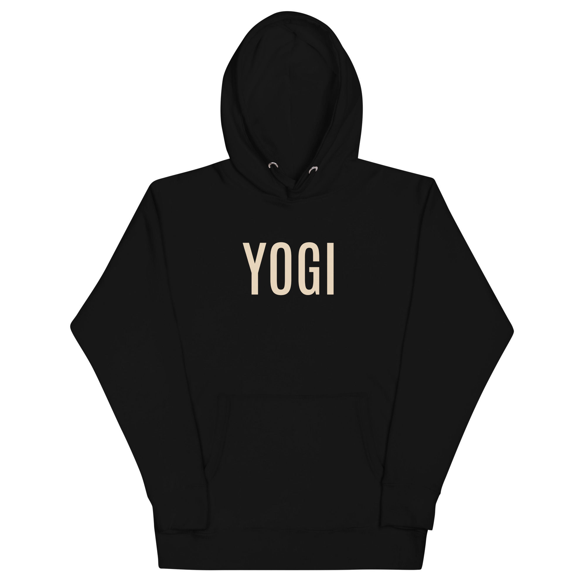 Unisex Black YOGI Hoodie