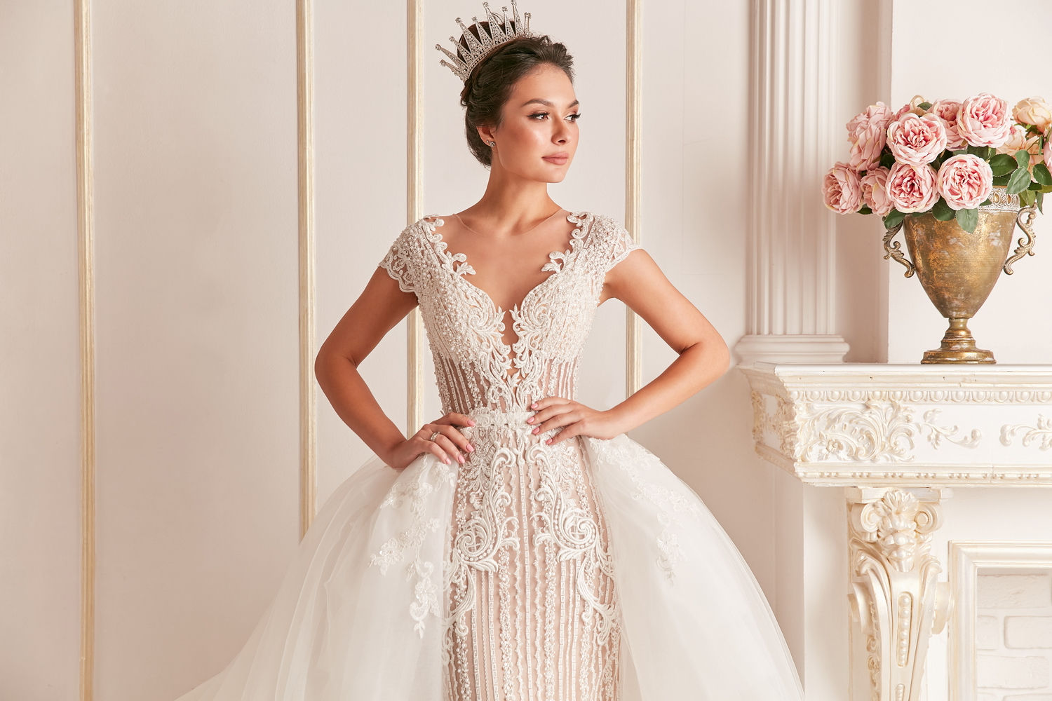 TRAINE DETACHABLE ESME DIAMANT D'HERKIMER