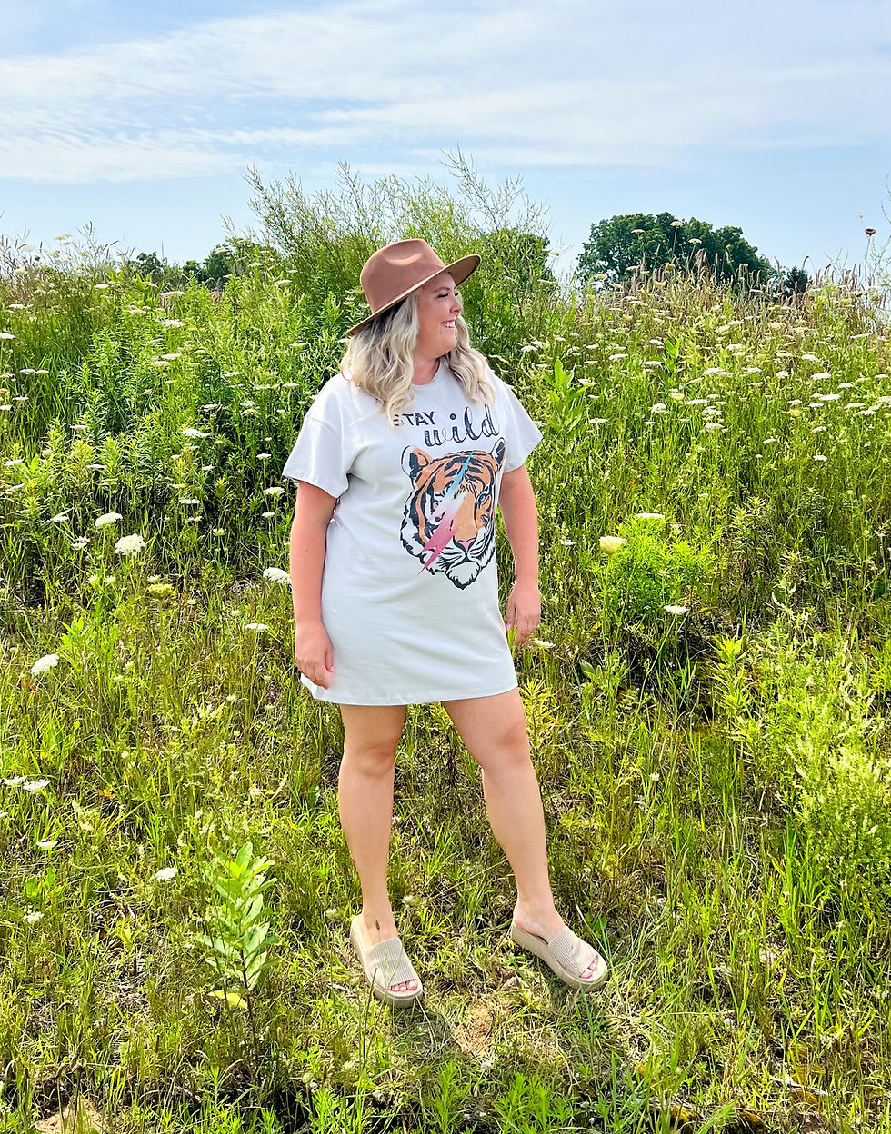 Thumbnail: Stay Wild T-shirt Dress