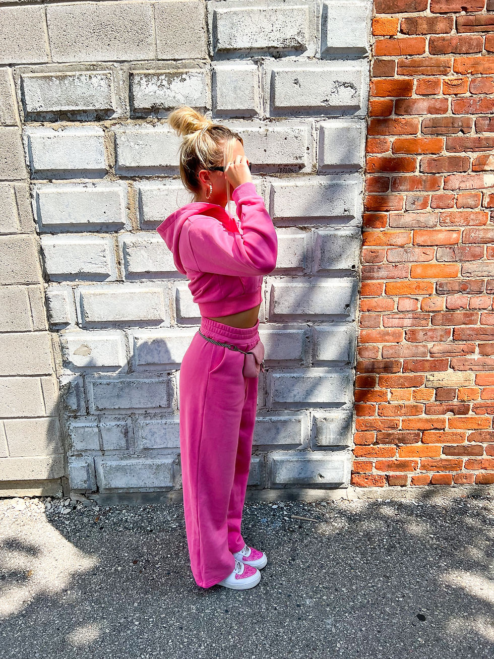 Thumbnail: Dream Zip Cropped Hoodie
