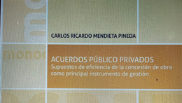 Acuerdos público privados. Supuestos de eficiencia de la concesión de obra como principal instrument