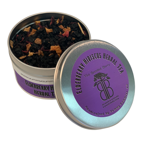 Elderberry Hibiscus Herbal Tea The Boosted Berry