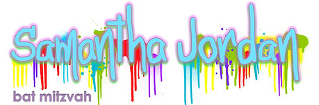 samatha jordan 'paint drips' logo
