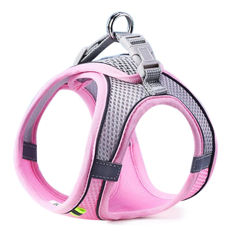Thumbnail: Reflective Breathable Pet Harness & Lead Set for Small Dogs & Cats
