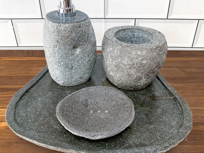 The Quiet Appeal of Stone Bathroom Accessories