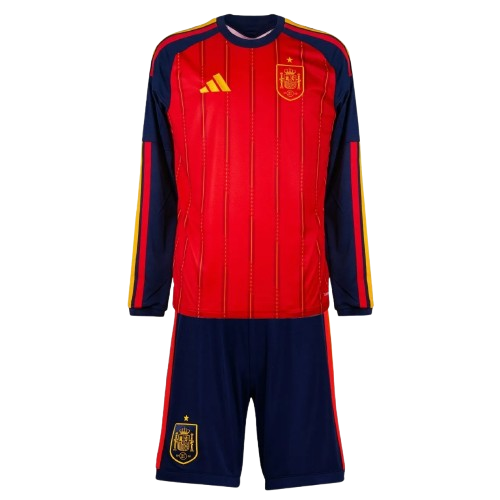 Spain Home World Cup 2026 - Long Sleeve KIDS