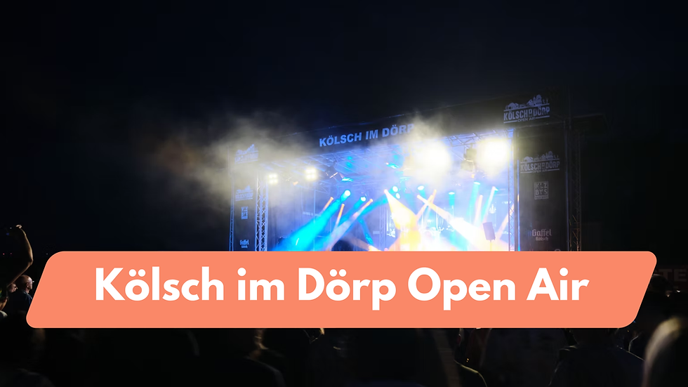 Kölsch im Dörp Open-Air: Kölsches Jeföhl – zusammen mit Meet5