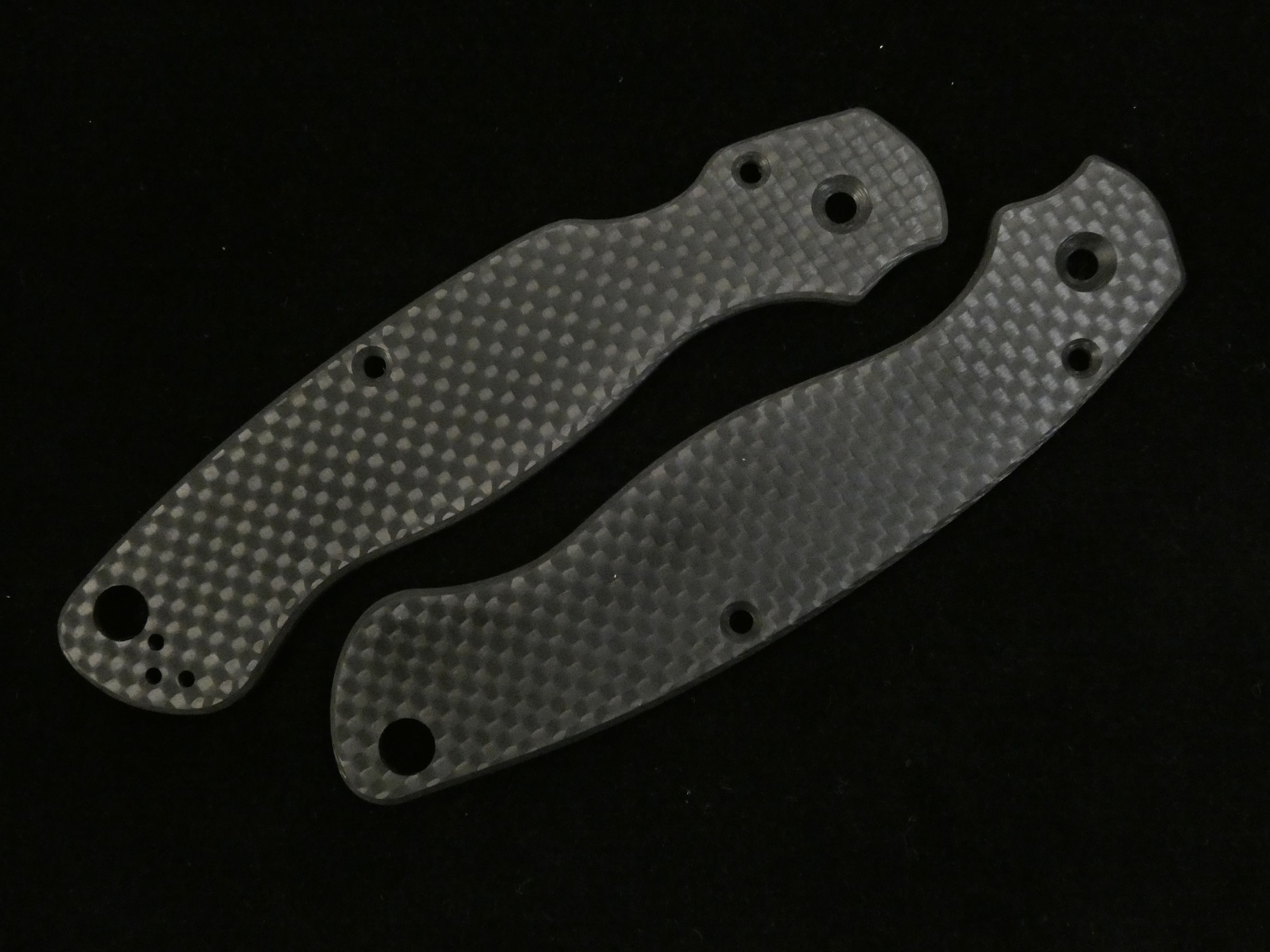 Spyderco Military 2 Carbon Fiber Custom Scales